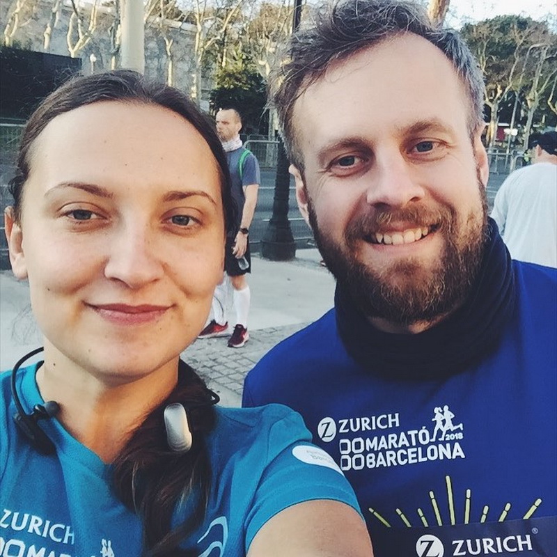 Двоє франківців пробігли марафон «Marato Barcelona-2018» в Іспанії (фотофакт)