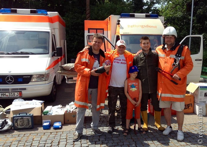 Невеличка допомога від німецьких пожежників. українським колегам