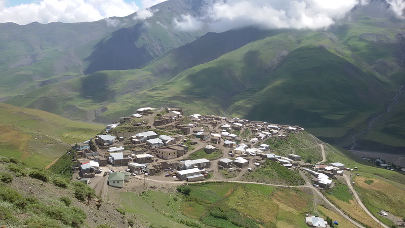 Село Ханалик – на висоті 2500 метрів