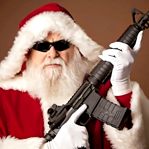 санта клаус дід мороз зло зброя