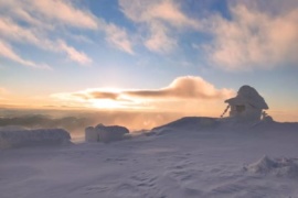 У Карпатах зафіксували 21º морозу та випало пів метра снігу