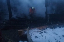 У Розтоках на Косівщині згоріла дерев’яна хата (ФОТОФАКТ)