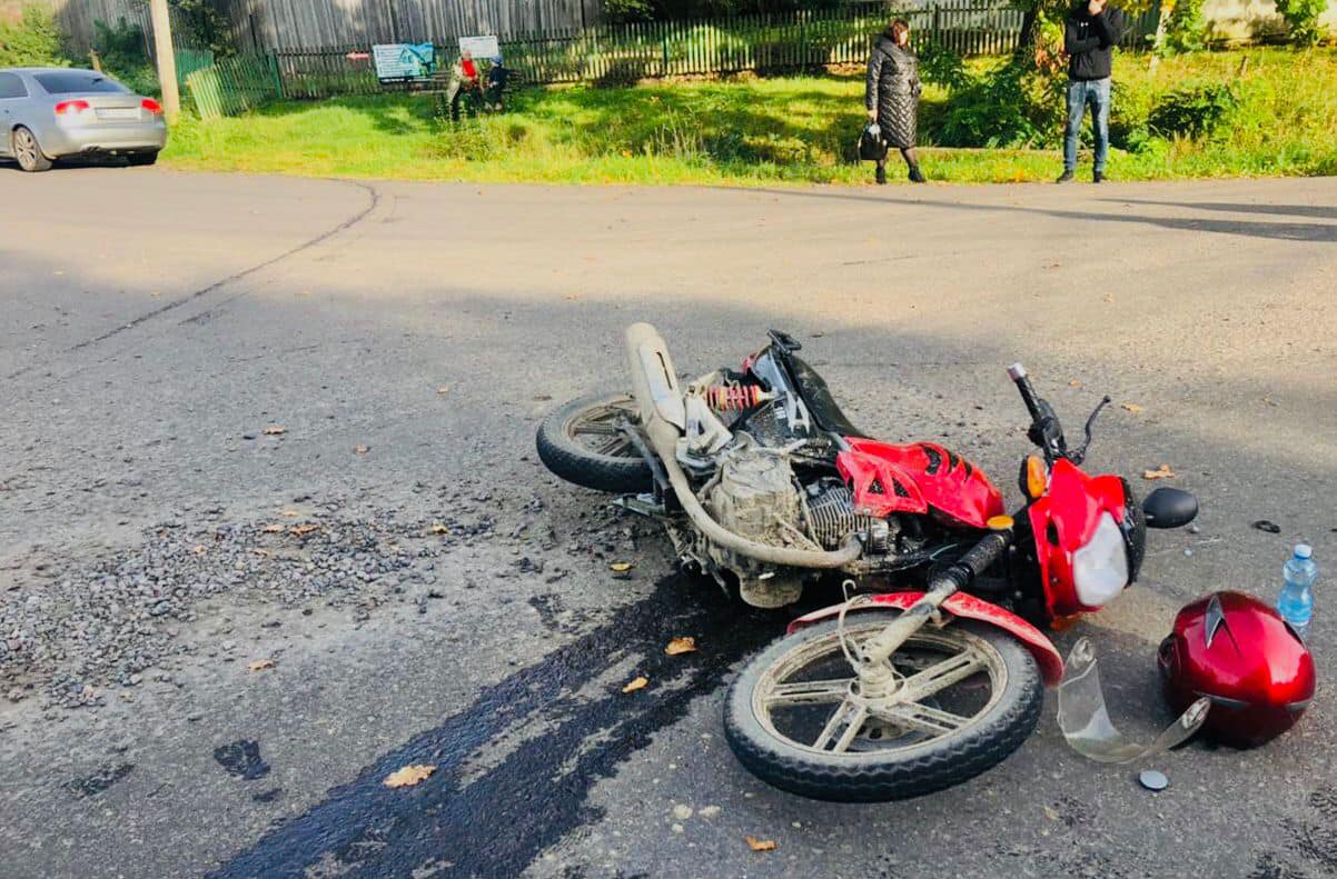 На Калущині водійка збила мотоцикліста