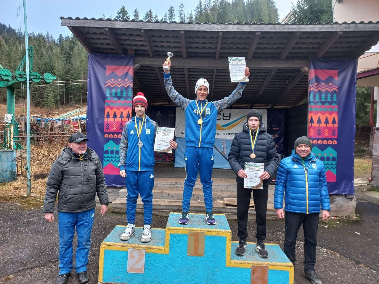 Прикарпатці здобули медалі на Чемпіонаті України зі стрибків на лижах
