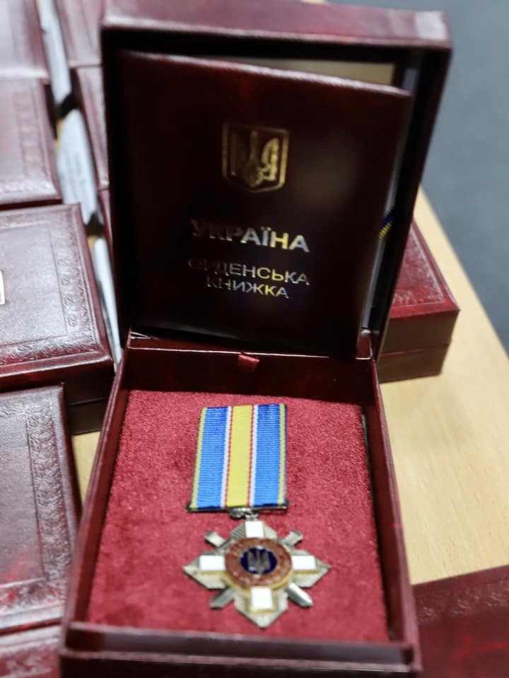Олександр Морський отримав орден "За мужність"
