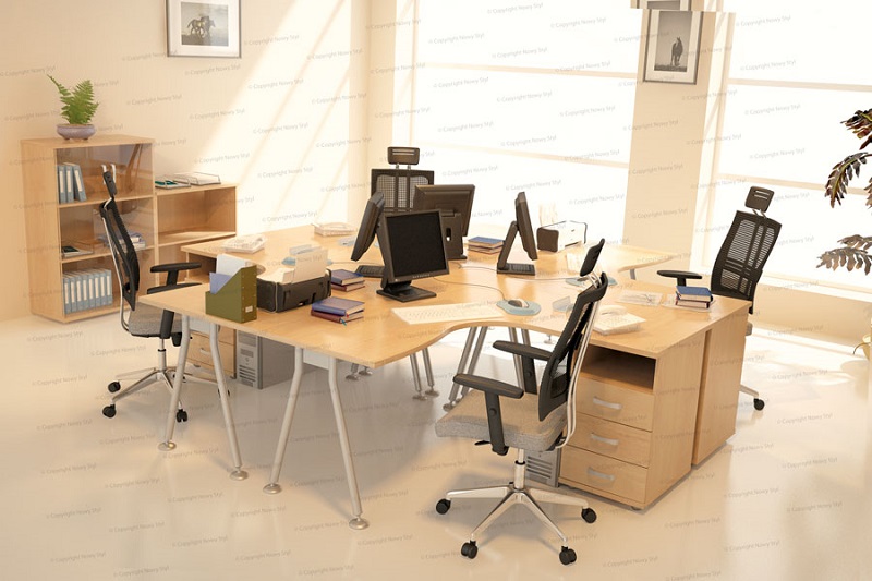 Відкриті офісні робочі простори: Комфортний і приватний вибір меблів
