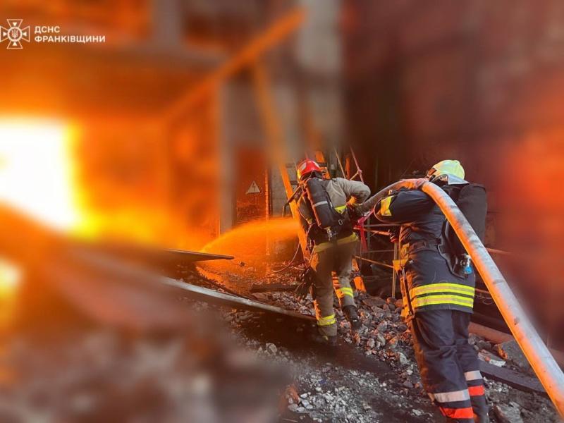 Пожежа на об'єкті критичної інфраструктури, новини Прикарпаття