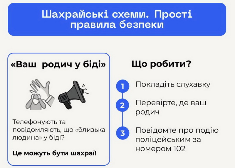 "Ваш родич у біді". Аферисти видурили у пенсіонера з Прикарпаття 80 тис грн