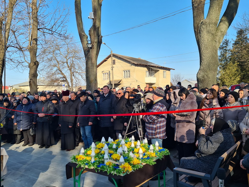 Відкрили Алею Слави на честь загиблих захисників України