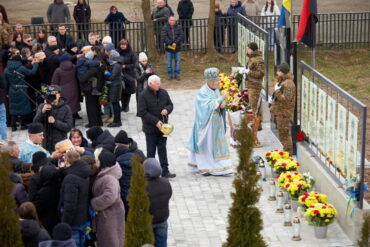 У Радчі відкрили меморіальний комплекс в пам'ять про полеглих захисників