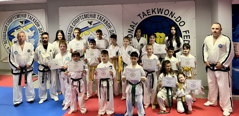 У Франківську пройшла атестація на кольорові пояси з таеквондо
