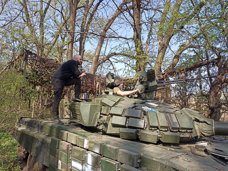 Про танки на війні розповідає «едельвейс» Андрій Волосюк