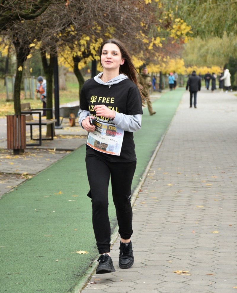 Лілія Гуртовська, благодійний забіг до теракту в Оленівці