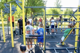 У Коломиї відкрили інклюзивний спортивний майданчик «СтронгВоркаут»