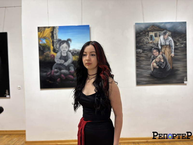 У Франківську молода художниця Соломія Дзюба презентувала моторошну виставку (ФОТО)
