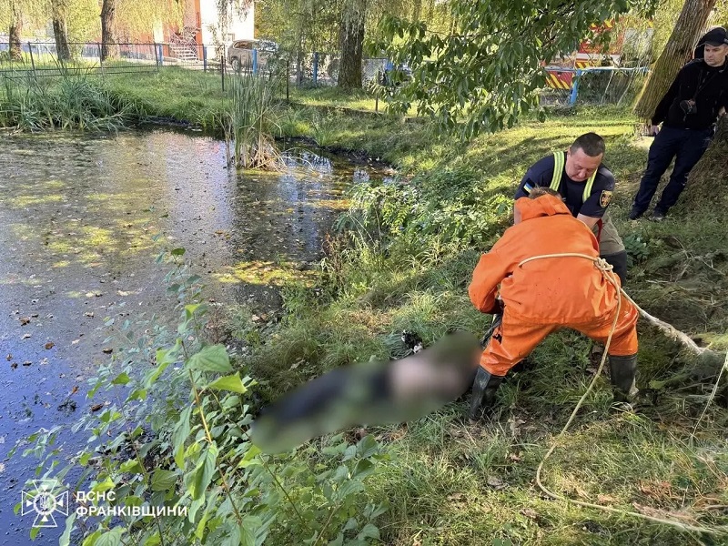 На Прикарпатті чоловік потонув у ставку