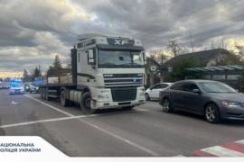 ДТП у Франківську – вантажівка збила пішохода
