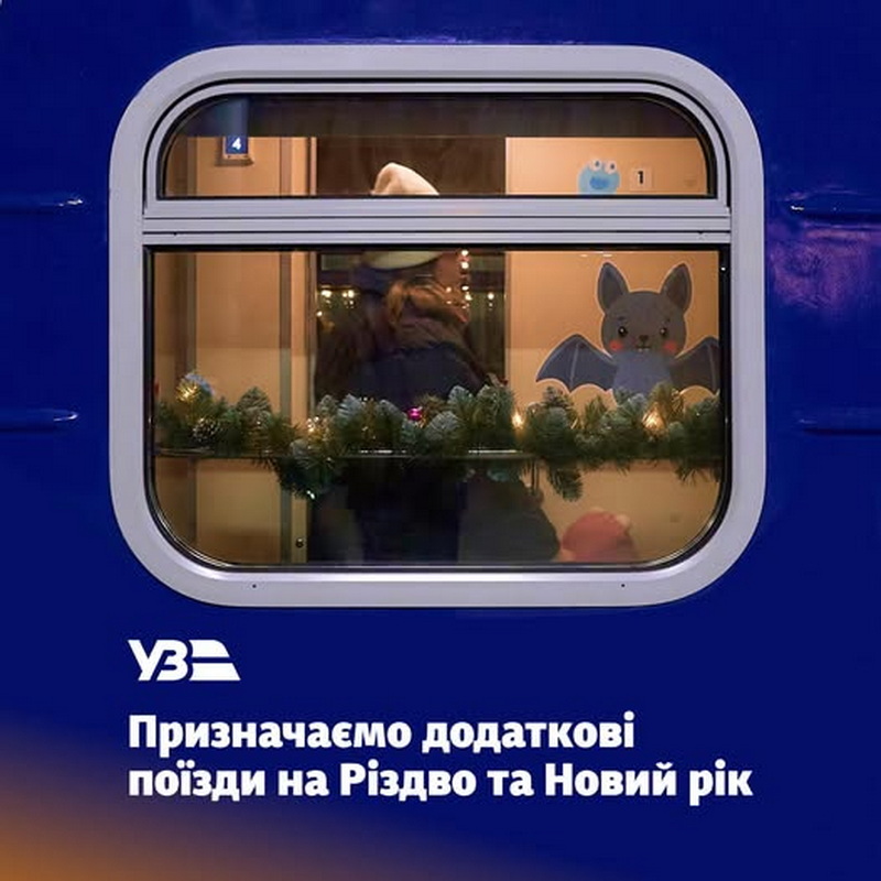 поїзд новорічний