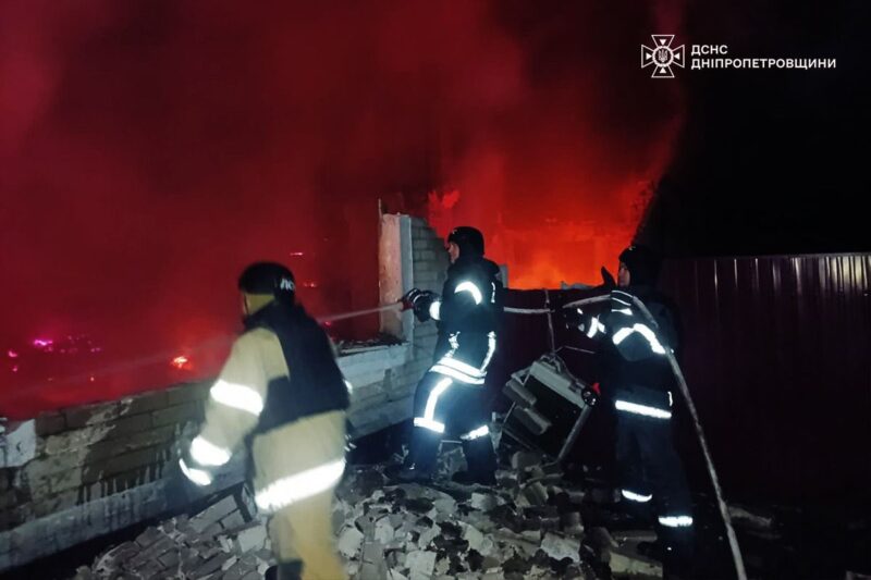 Внаслідок атаки рф на Дніпропетровщині постраждали троє людей