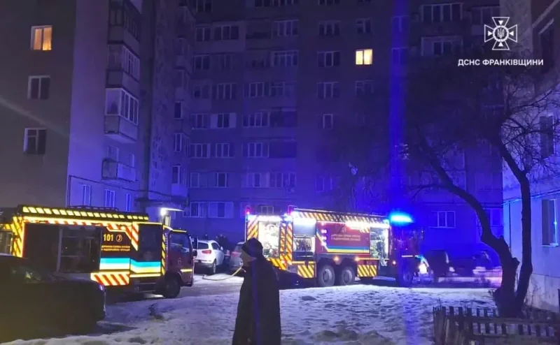 У Калуші під час пожежі в багатоповерхівці загинуло двоє людей