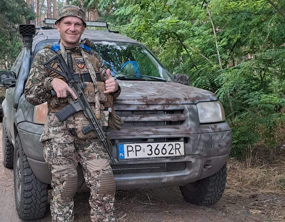 доброволець з Коломиї Андрій Балацький