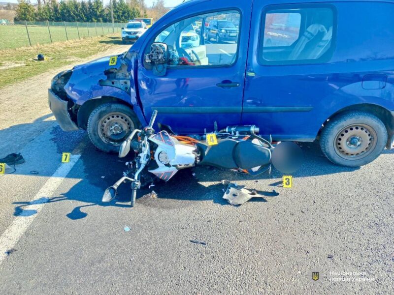 В ДТП у Тисменицькій громаді загинув мотоцикліст - поліція встановлює обставини