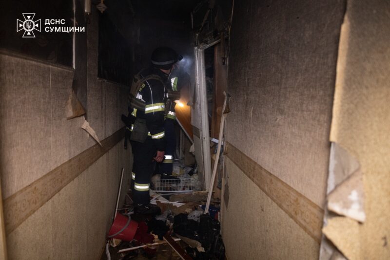 Ворожі БПЛА атакували Суми й Київ — є постраждалі