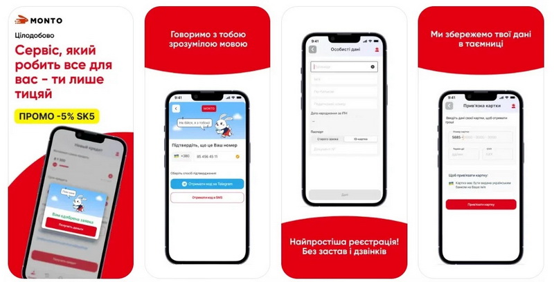 monto гроші кредит Івано-Франківськ