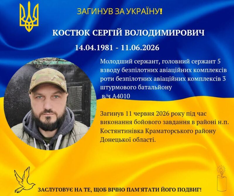 На війні загинули прикарпатці Віталій Матухно й Сергій Костюк