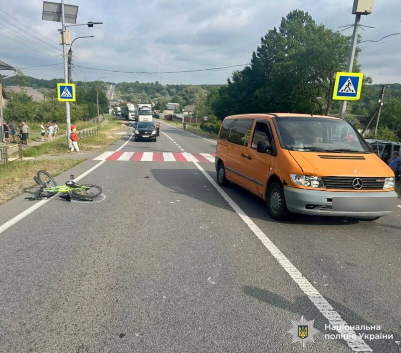 На Франківщині водій збив 11-річного хлопчика на пішохідному переході