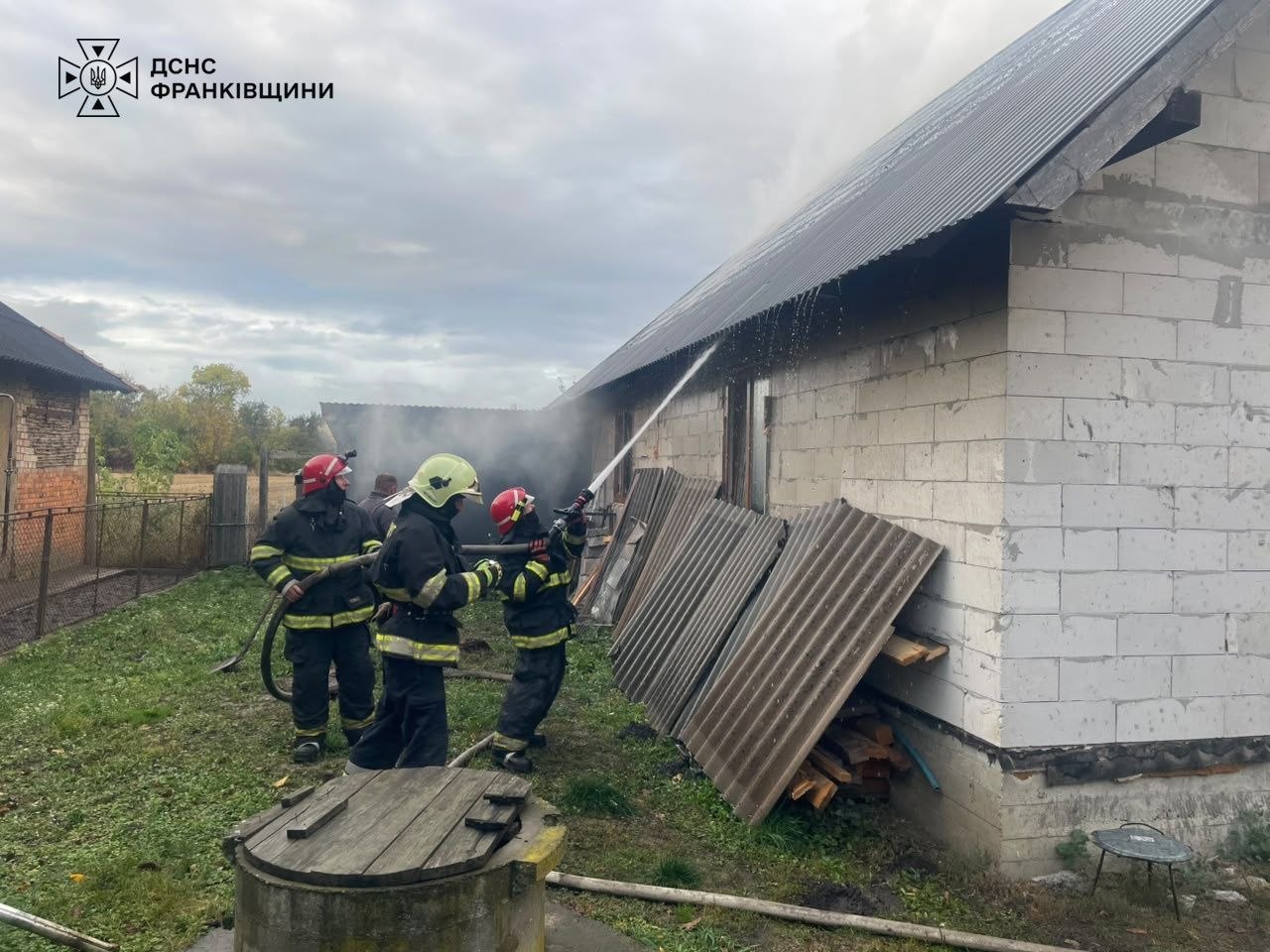 гараж пожежа