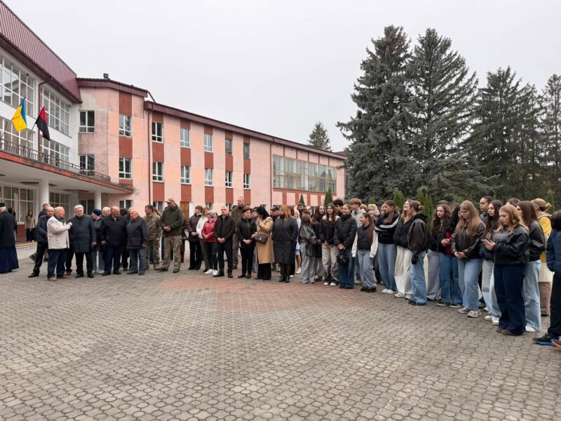 Відкриття меморіальної дошки Роману Німому, Франківщина